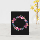 Let All That You Do Be Done In Love Motivational Q Kaart (Gele Bloem)