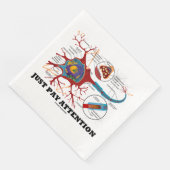 Let alleen op Neuron Synapse Neurotransmitter Servet (Hoek)