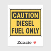 Let alleen op voor dieselbrandstof sticker (Vel)