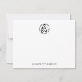 Let altijd op Kaart Notitiekaartje