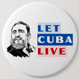 Let Cuba Live Ronde Button 6,0 Cm
