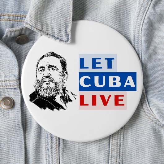 Let Cuba Live Ronde Button 6,0 Cm (In situ)