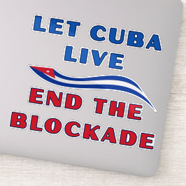 Let Cuba Live Sticker