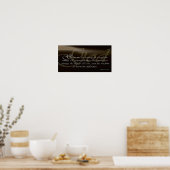 "Let er light w/Serenity Prayer" kunst van MC Poster (Keuken)