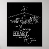 Let Every Heart Prepare Him Room Christmas Nativit Poster (Voorkant)