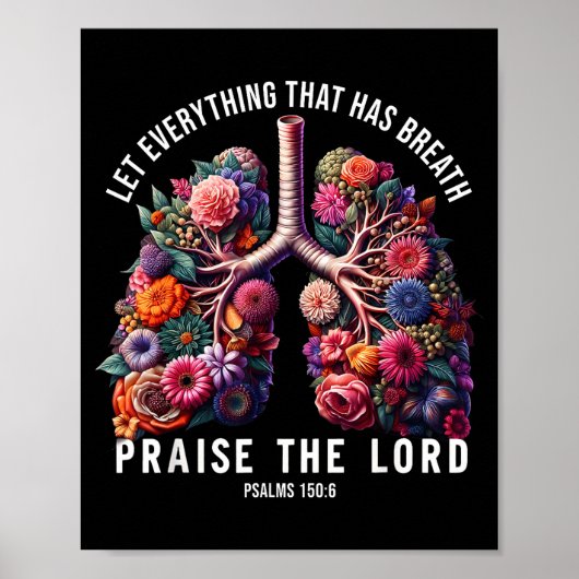 Let Everything That Has Breath Praise The Lord Tee Poster (Voorkant)