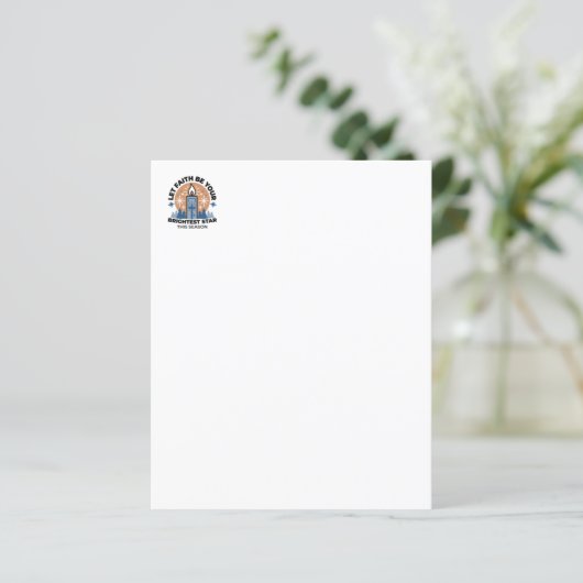 Let Faith Shine Bright: het thema van de winter (Staand voorkant)