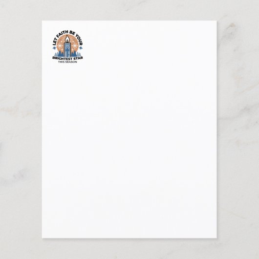 Let Faith Shine Bright: het thema van de winter (Voorkant)