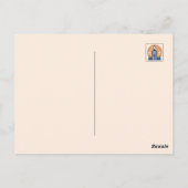 Let Faith Shine Bright: het thema van de winter Briefkaart (Achterkant)