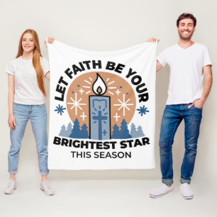 Let Faith Shine Bright: het thema van de winter Fleece Deken
