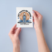 Let Faith Shine Bright: het thema van de winter Flyer (Hand)