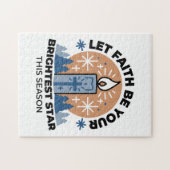 Let Faith Shine Bright: het thema van de winter Legpuzzel (Horizontaal)