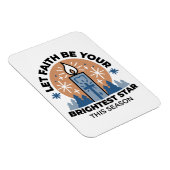 Let Faith Shine Bright: het thema van de winter Magneet (Rechterzijde)