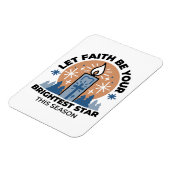 Let Faith Shine Bright: het thema van de winter Magneet (Linkerzijde)