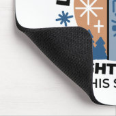 Let Faith Shine Bright: het thema van de winter Muismat (Hoek)