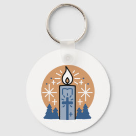 Let Faith Shine Bright: het thema van de winter Sleutelhanger