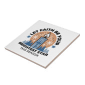 Let Faith Shine Bright: het thema van de winter Tegeltje (Zijkant)