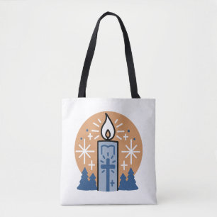 Let Faith Shine Bright: het thema van de winter Tote Bag