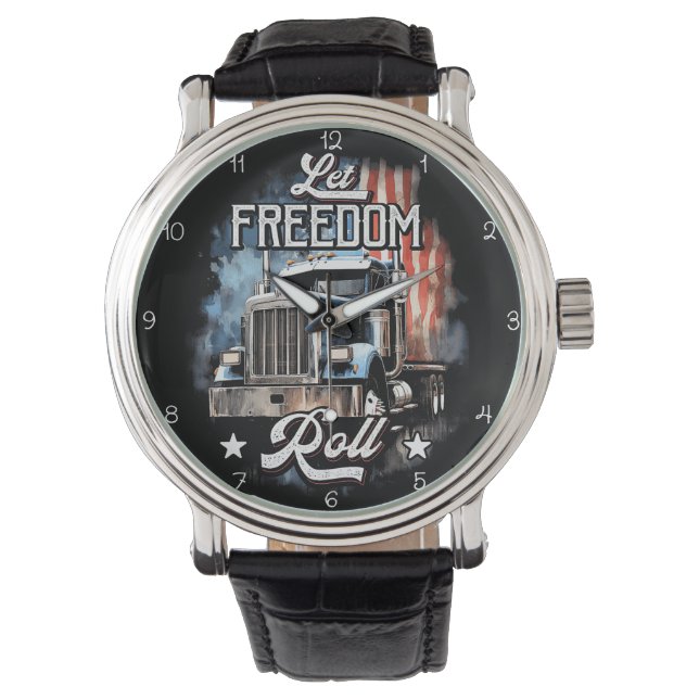Let Freedom Roll: Trucking America Horloge (Voorkant)