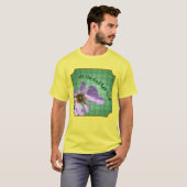 Let Go Let God Bee On Flower Inspirational  T-shirt (Voorkant volledig)