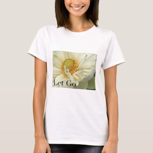 LET GO T-shirts 手放す　Momo Sakura アファメーションTシャツ (Voorkant)