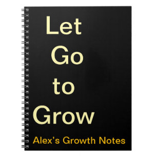 Let Go to Grow Custom Emotionele Groei notitieboek