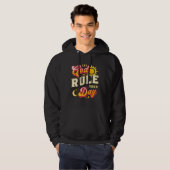 Let God Rule Your Day From Sun to Moon Christian Hoodie (Voorkant volledig)