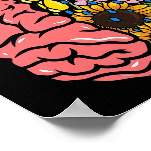 Let goed op je gedachten - Bewustzijn van de geest Poster (Hoek)