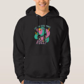 Let Good Times Roll Roller Skates Retro 90's Vapor Hoodie (Voorkant)