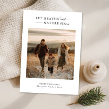 Let Heaven & Nature Sing Religious Christmas Photo