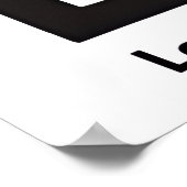 Let It Be Simple wall poster (Hoek)