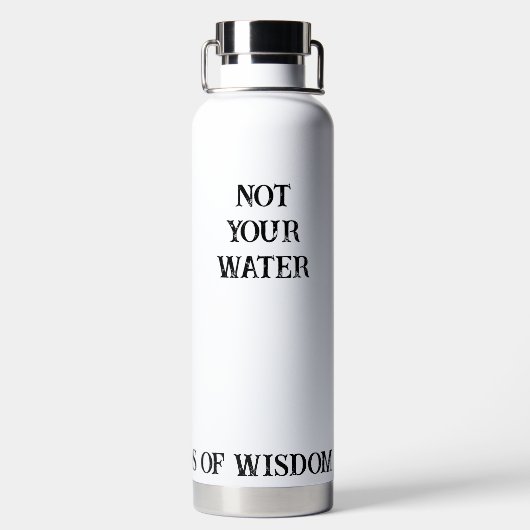 "Let It Be" Thor Koper Vacuüm Geïsoleerde Fles (Achterkant)