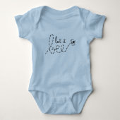 "Let It Bee" T-shirt baby romper (Voorkant)