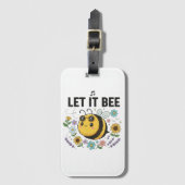 Let It Bee Women’s luggage bag Bagagelabel (Voorkant (verticaal))