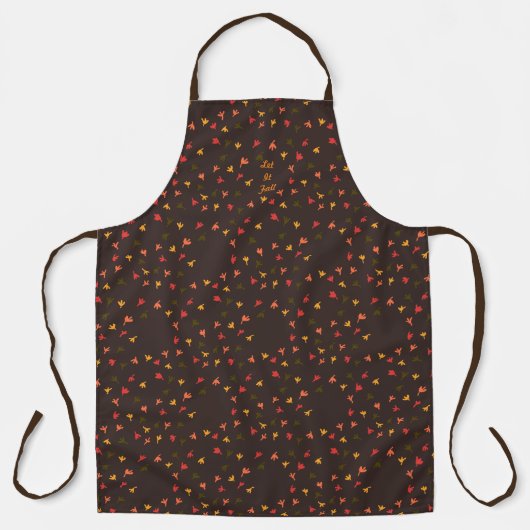 Let It Fall Apron  Schort (Voorkant)
