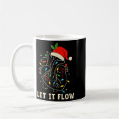 Let It Flow Funny Anatomical Heart Christmas, Medi Koffiemok (Links)