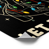 Let It Flow Funny Anatomical Heart Christmas, Medi Poster (Hoek)