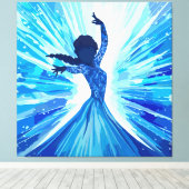 Let It Go Canvas Afdruk (Insitu (Houten vloer))