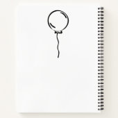 Let It Go – Cat Design Spiral Notitieboek (Achterkant)