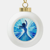 Let It Go Keramische Bal Ornament (Voorkant)