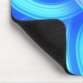 Let It Go Mouse Pad – Blue Swirl Motivational Desk Muismat (Hoek)