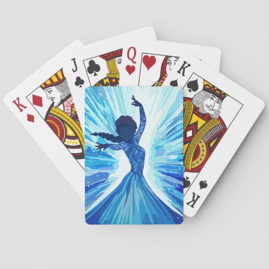 Let It Go Pokerkaarten (Achterkant)