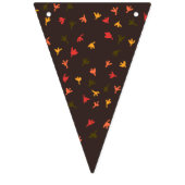 Let It Herfst Party Banner (Bruin & Sinaasappel) (Derde vlag)