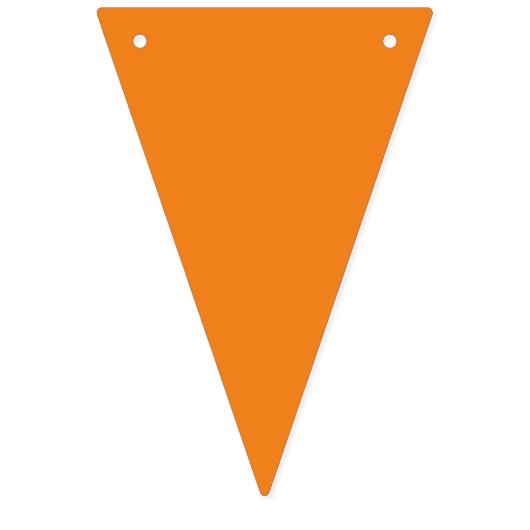 Let It Herfst Party Banner (Bruin & Sinaasappel) (Tweede vlag)