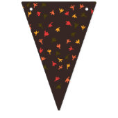 Let It Herfst Party Banner (Bruin & Sinaasappel) (Eerste vlag)