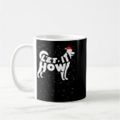 Let It Howl Snow Funny Pun Winter Siberian Husky C Koffiemok (Links)