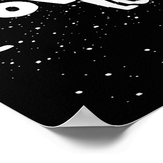 Let It Howl Snow Funny Pun Winter Siberian Husky C Poster (Hoek)