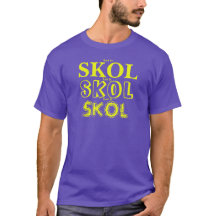 LET IT SKOL X 3 diff. fonts T-shirt