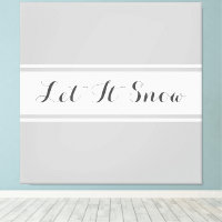 LET IT SNEEUW Leuk Licht Grijs Wit Racing Stripes