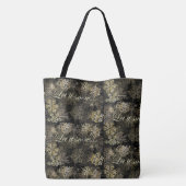 Let It Snow Blue Beach Song™ Canvas tas (Achterkant)